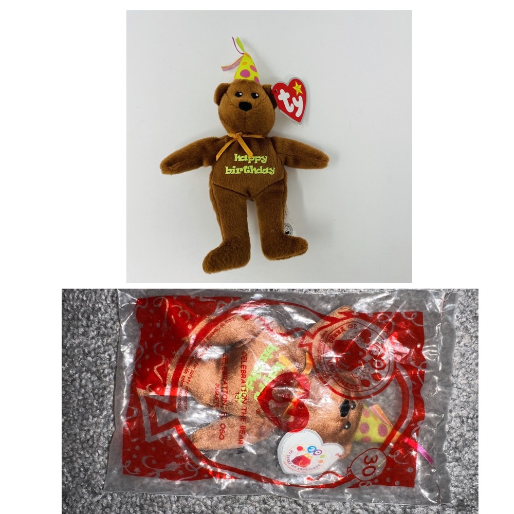- $2 MCDONALDS BEANIE BABY BEAR. VINTAGE IN PACKAGE $2 WITH ANY $10 ORDER …